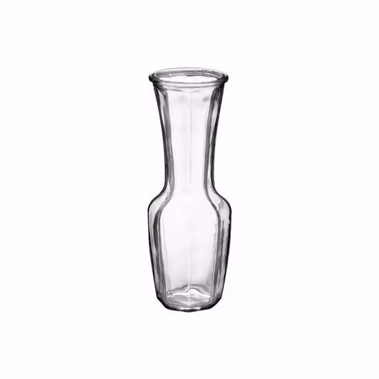 Midi Vase - 9in Clear Glass SET OF 10