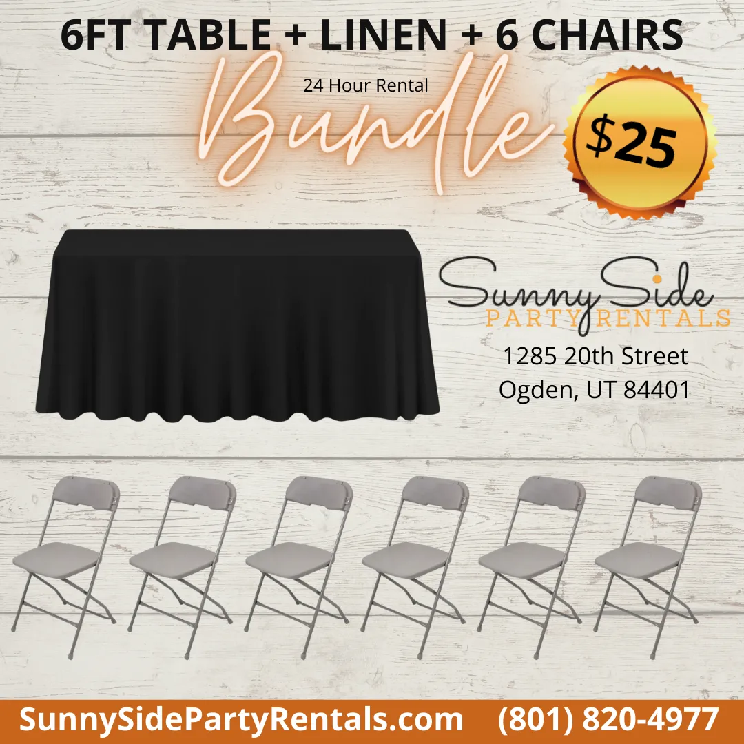 6ft Table Bundle 