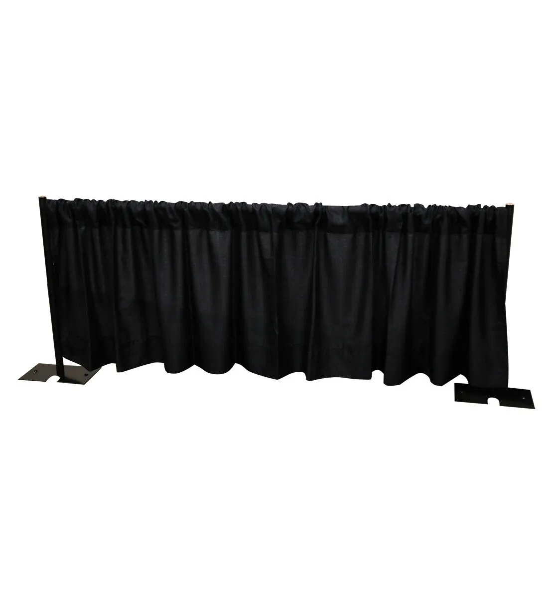 Pipe & Drape: 3ft Black Drape Panel 