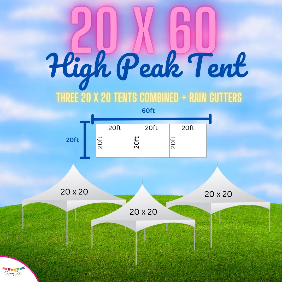 20x60 High Peak Frame Tent 