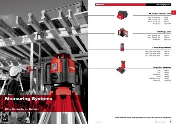 LASER Hilti PR25 m/Tripod+PRA25+Målestav
