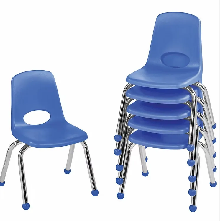 Children's Blue Stacking Chairs