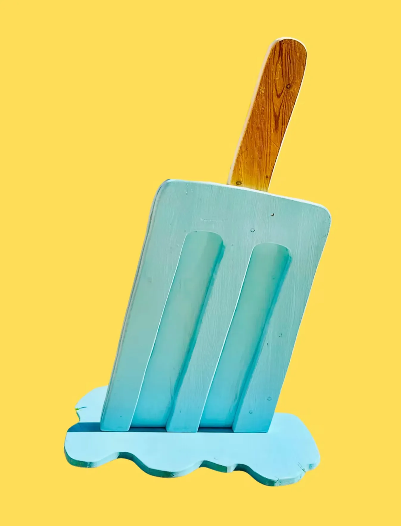 Giant Blue Popsicle Prop 