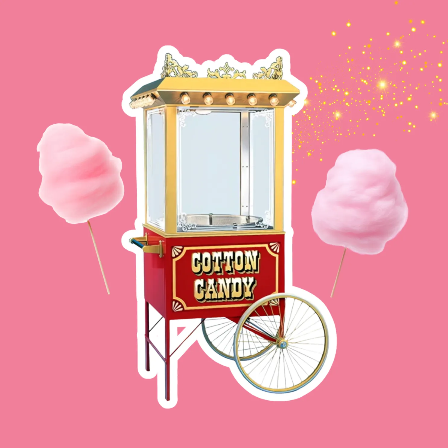Luxe Cotton Candy Cart | Nostalgic Carnival Treats for Events