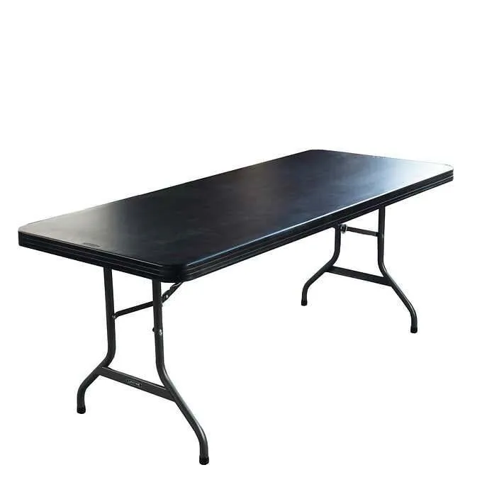 6FT Black Tables
