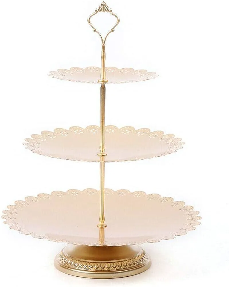  Gold Dessert and Food Display Stands