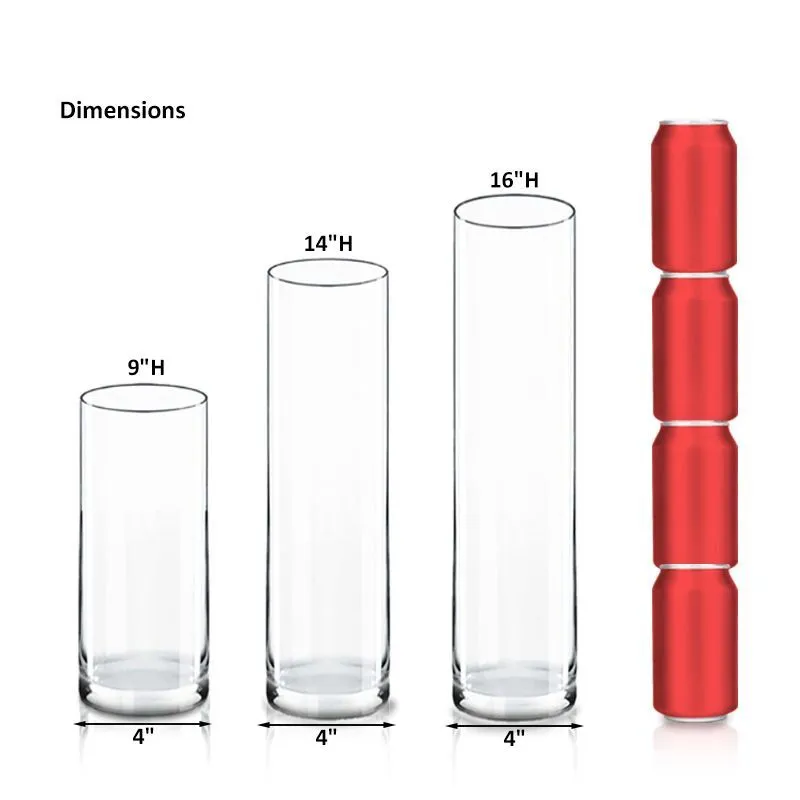 Tall Pillar vases candle holder 
