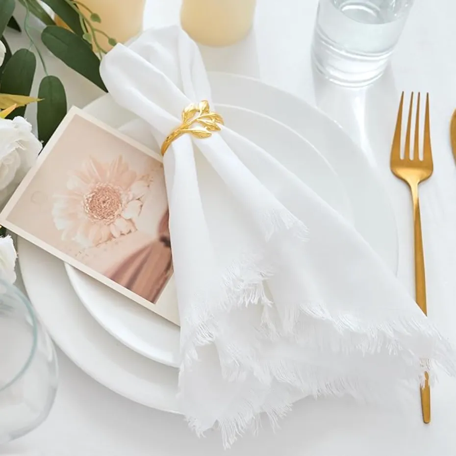 Fringe Rustic Boho Napkins 