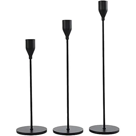 Black Taper Candle Holder