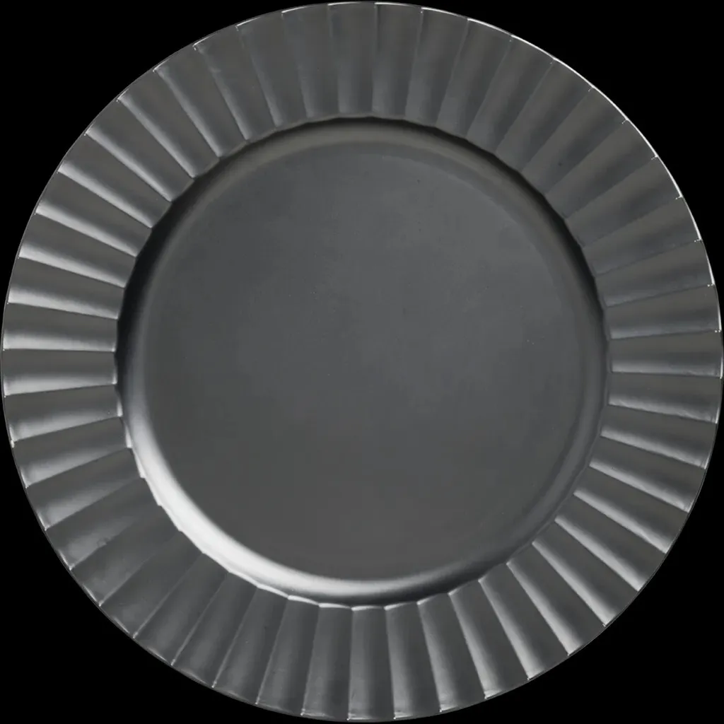 Matte Black Charger Plate