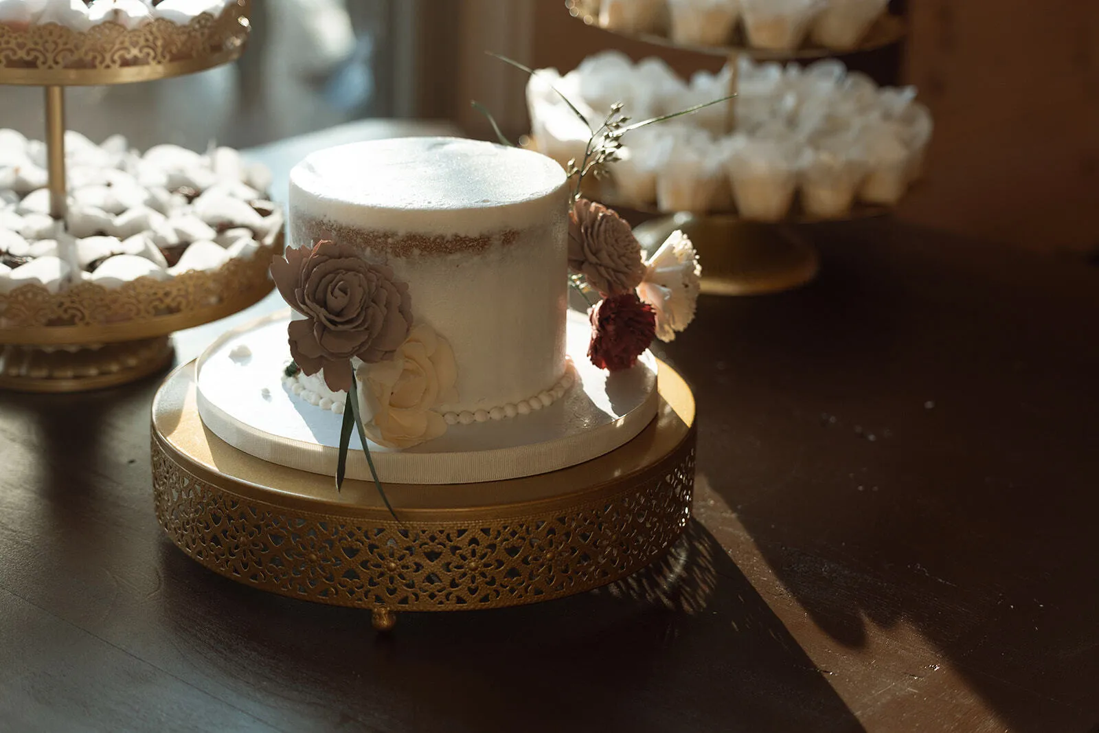 Gold Dessert Display Set: Option 2