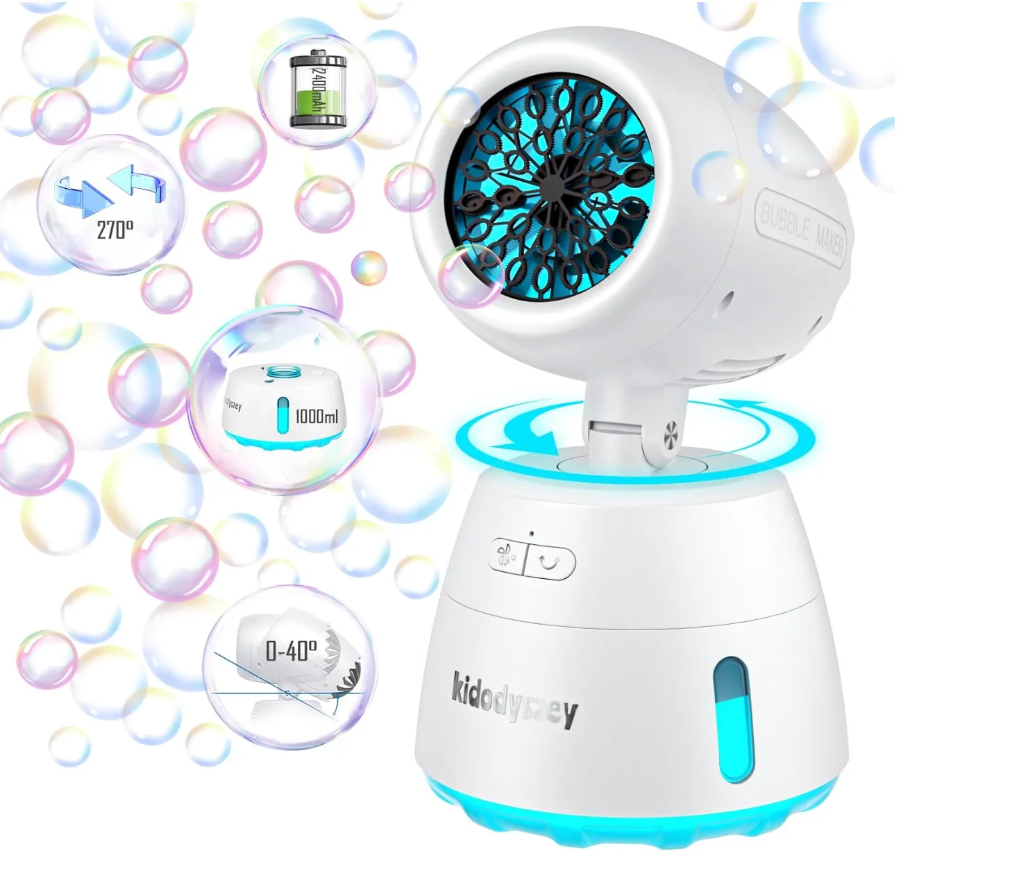Bubble Machine with Solution