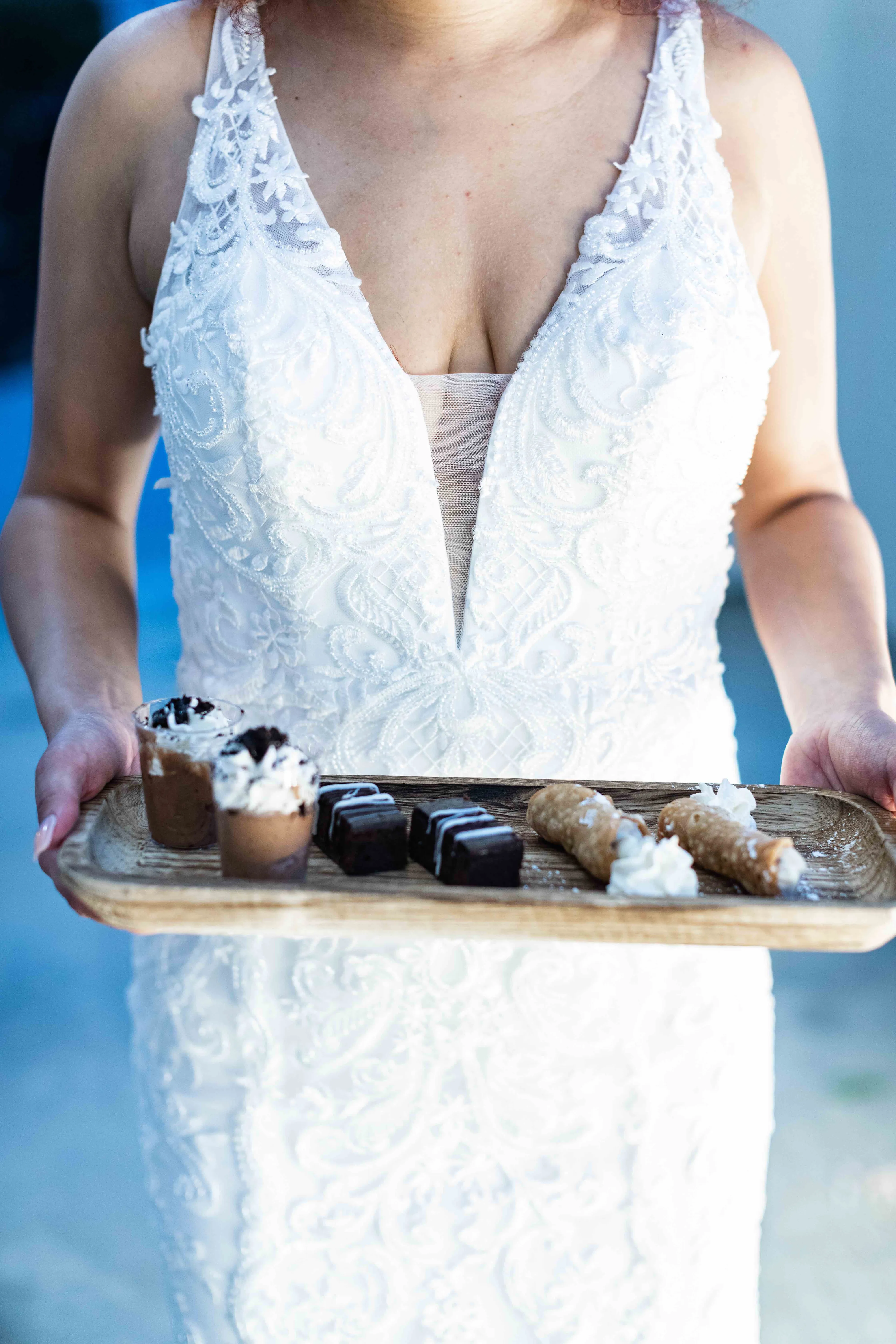 Wooden Dessert or App Tray