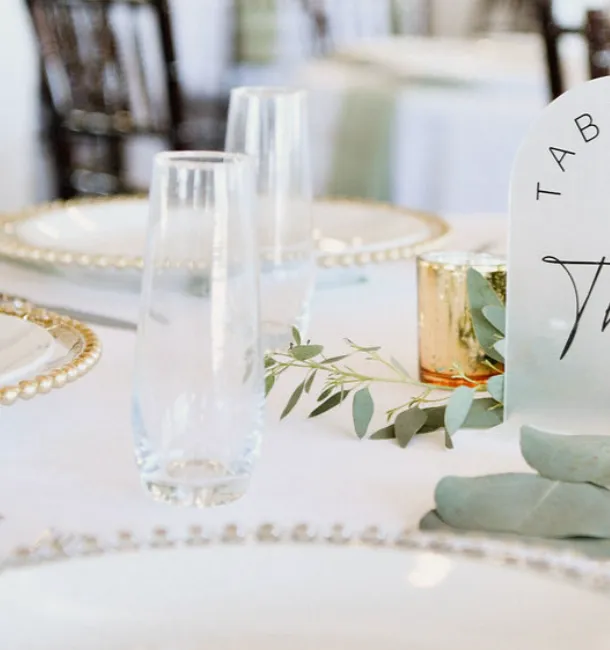 Glass Stemless Champagne Flutes