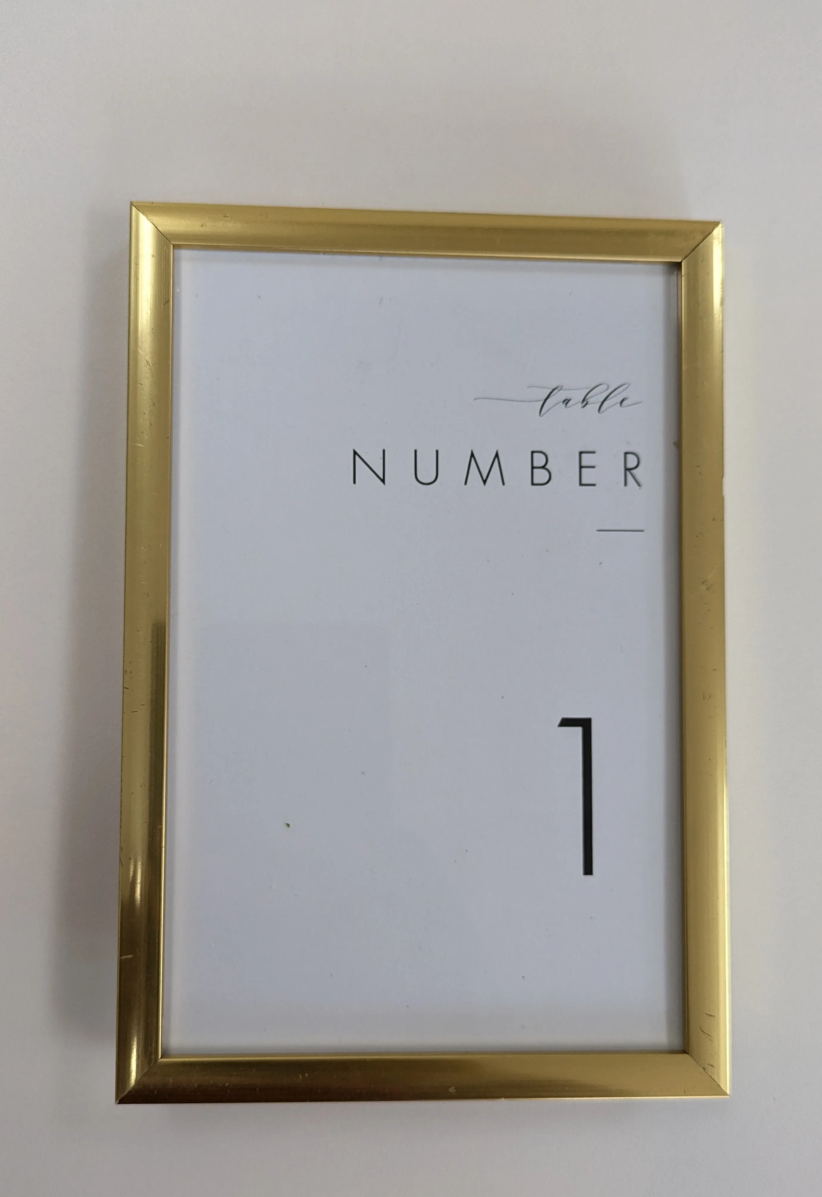 Picture&Table Number Frames