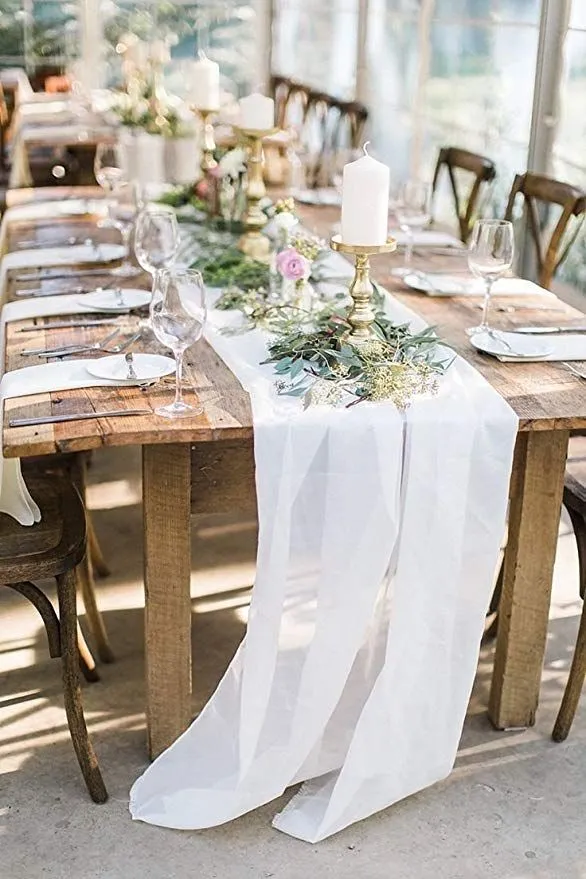 Chiffon Table Runner