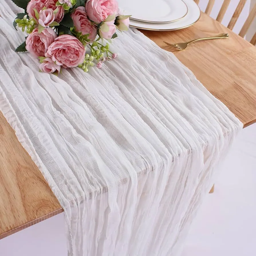 Cheesecloth Table Runner