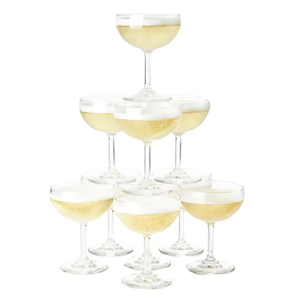 Champagne Coupe Glass for Champagne Tower