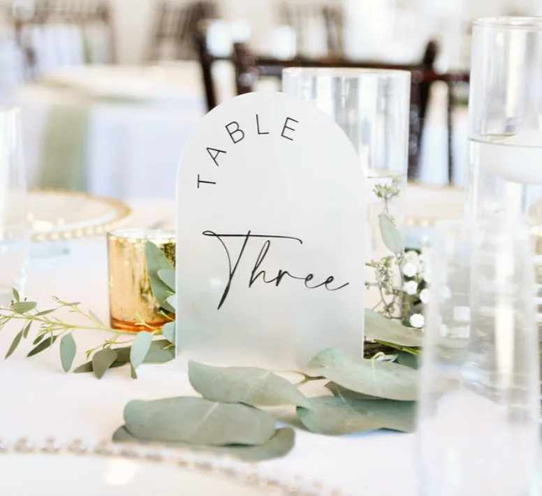 Table Numbers
