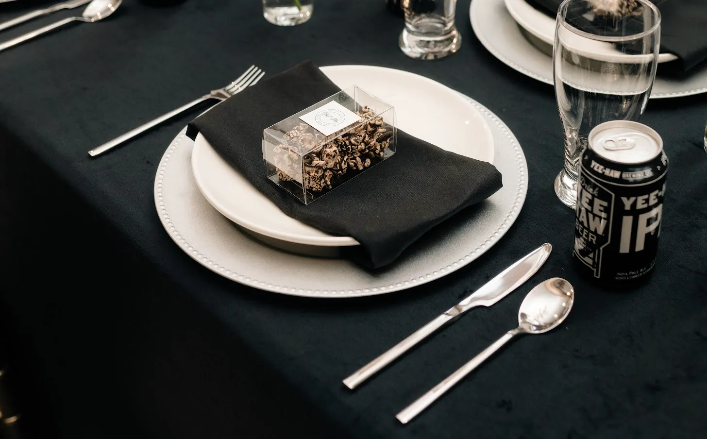 Silver Flatware with Squared End