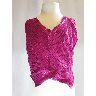 WA3 - Pink Sequin Waistcoat
