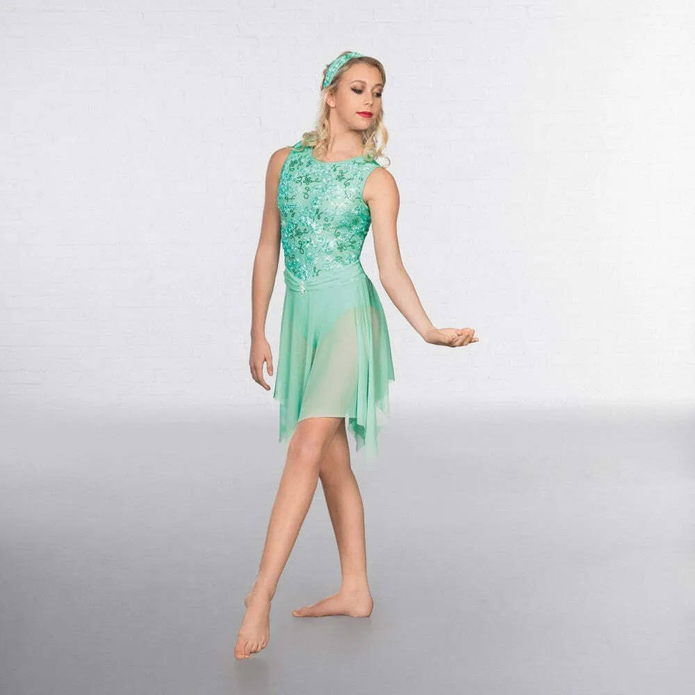 L11 - Mint Lyrical Dress Adult Sizes