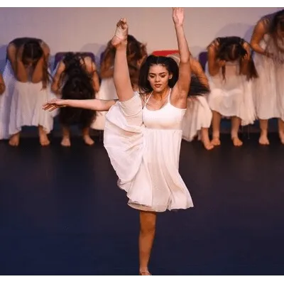 L23 - White Lyrical Dress Adult Sizes