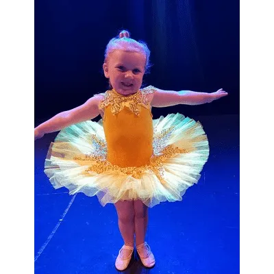 T72 - Yellow Sequin Tutu