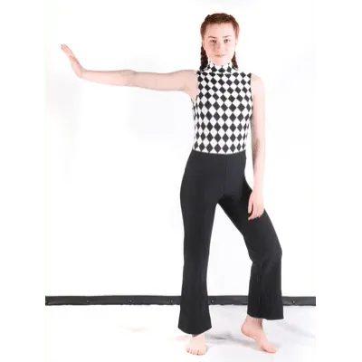 C7 - Black & White Checked Catsuit