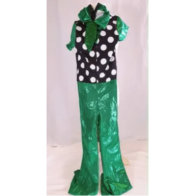 B19 - Green Polka Dot Catsuit