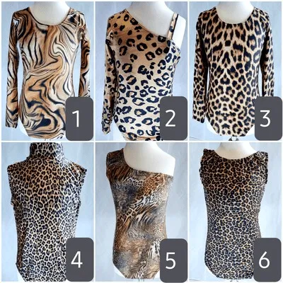M69 - Various African Print Leotards
