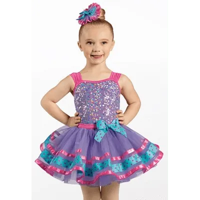 M169 - Purple, Pink & Blue Sparkle Tutu