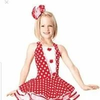 T151 - Red & White Polka Dot Tutu