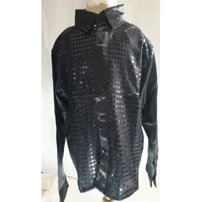 B4 - Black Sequin Shirt