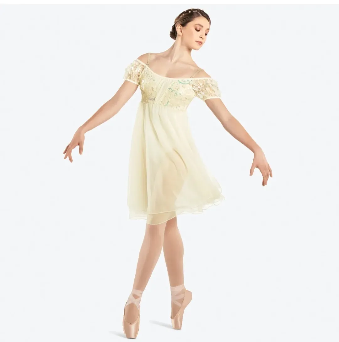 L46 - Ivory & Gold Dress Child Sizes