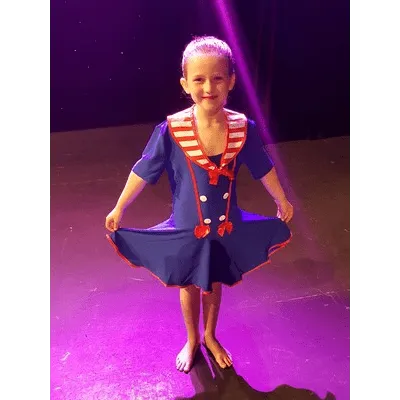 W27 - Blue Sailor Dress