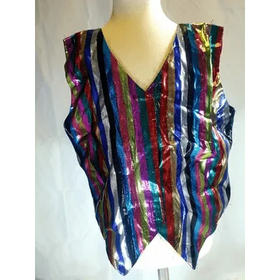 WA5 - Stripy Metallic Waistcoat
