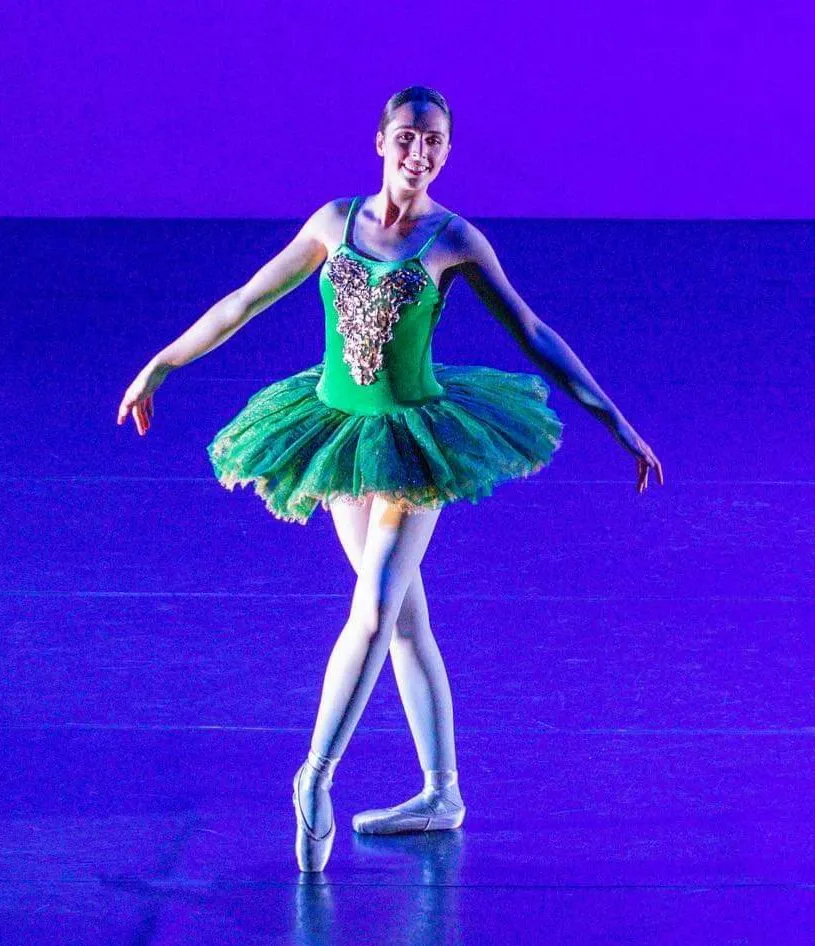 T4 - Green/Gold Senior Tutu Child Sizes