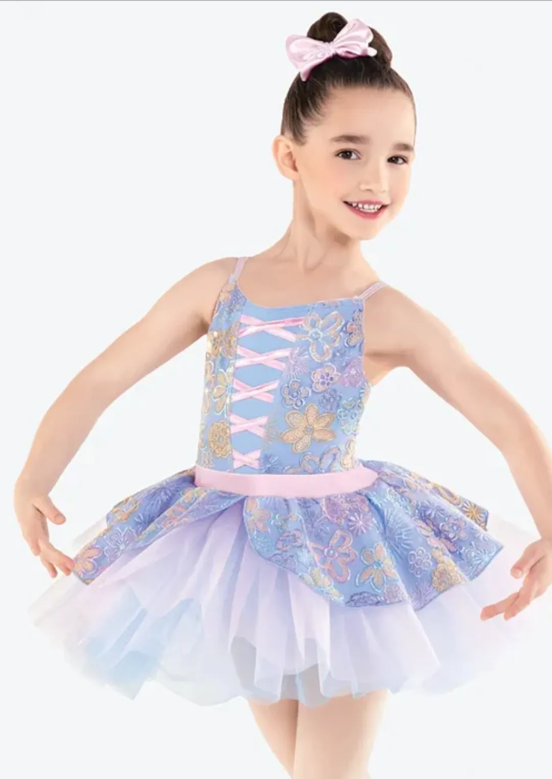 T60 - Lilac/ Pink Ribbon Tutu