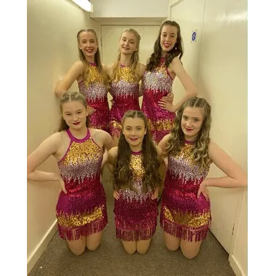 M6 - Pink Sequin Dress Child Sizes