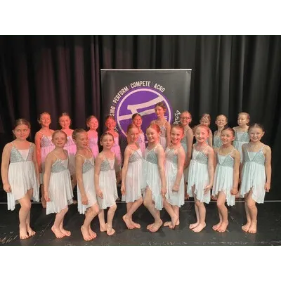 L22 - White & Silver Lyrical Dress