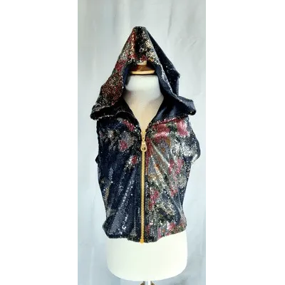 M1 - Hooded Sequin Crop Top Child Sizes