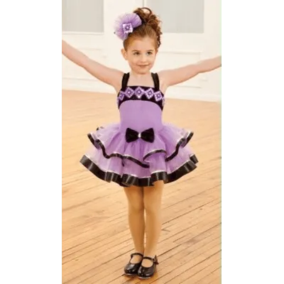 T52 - Purple & Black Tutu