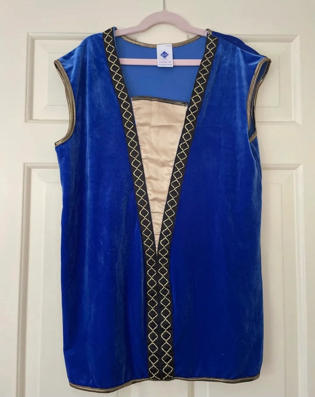 B42 - Navy Velvet Tunic