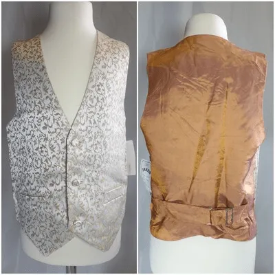 WA6 - Cream & Gold Waistcoat Child Sizes