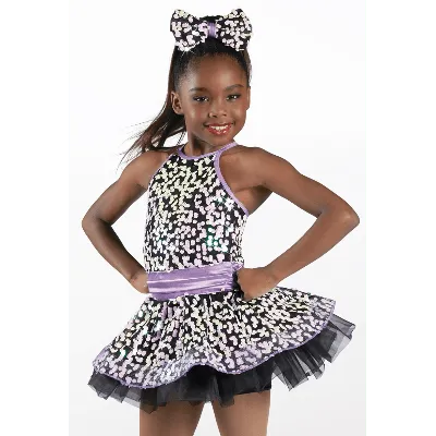 M168 - Orchid Spotty Sequin Tutu