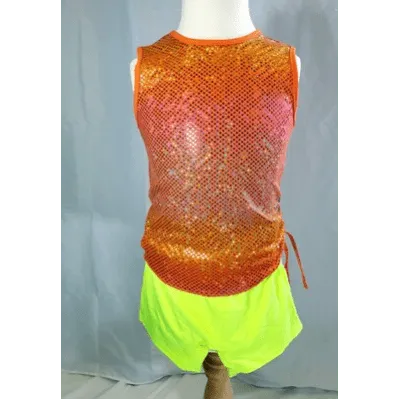 M161 - Yellow Star Top & Shorts Age 3-6