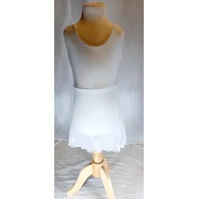 L34 - White Skirted Leotard