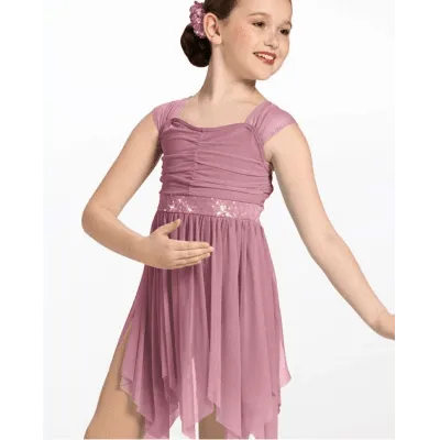 L400 - Grape Sparkle Lyrical Dress