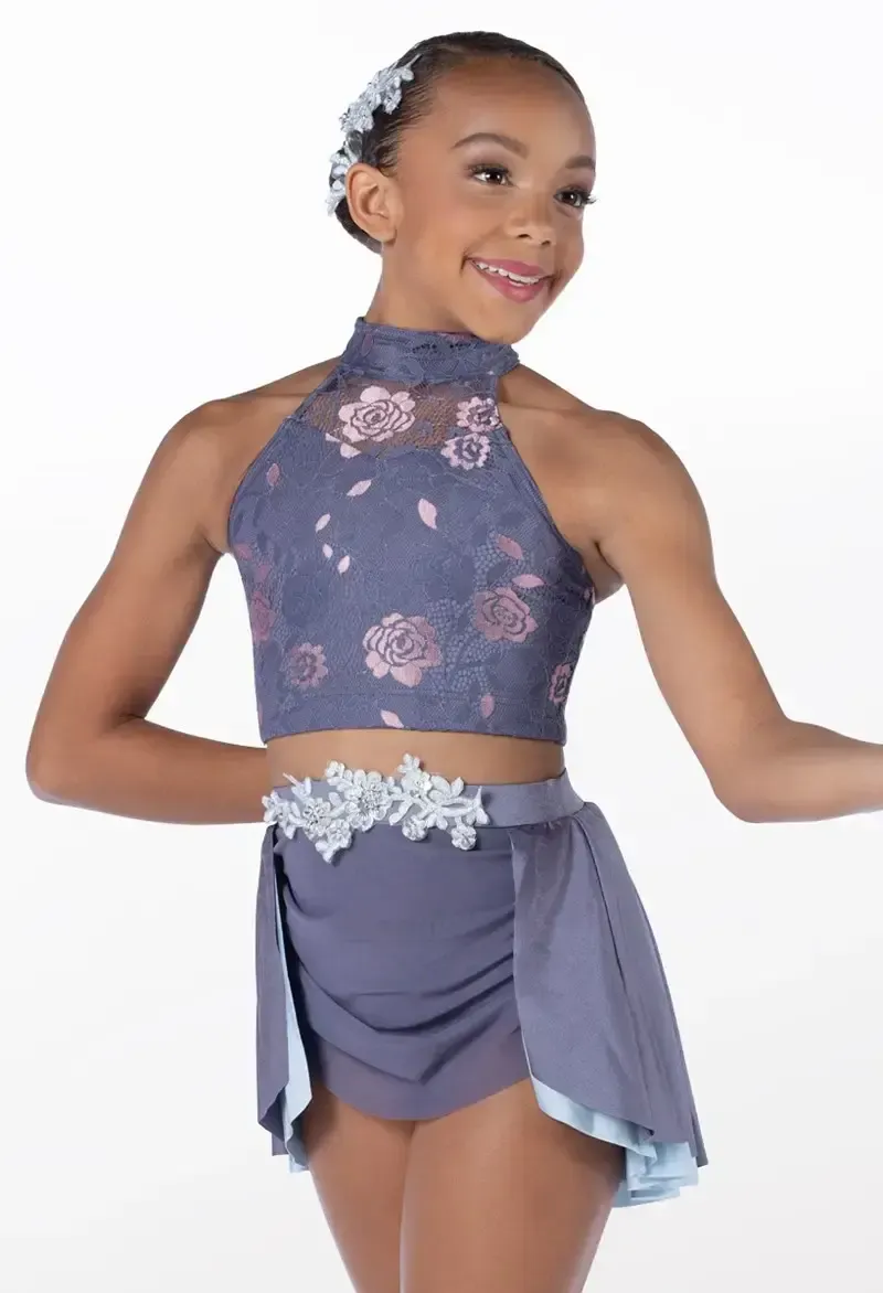 L2 - Slate Blue Lyrical 2 Piece Child Sizes